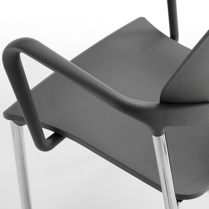 Ikon Swivel Chair with Upholstered Seat