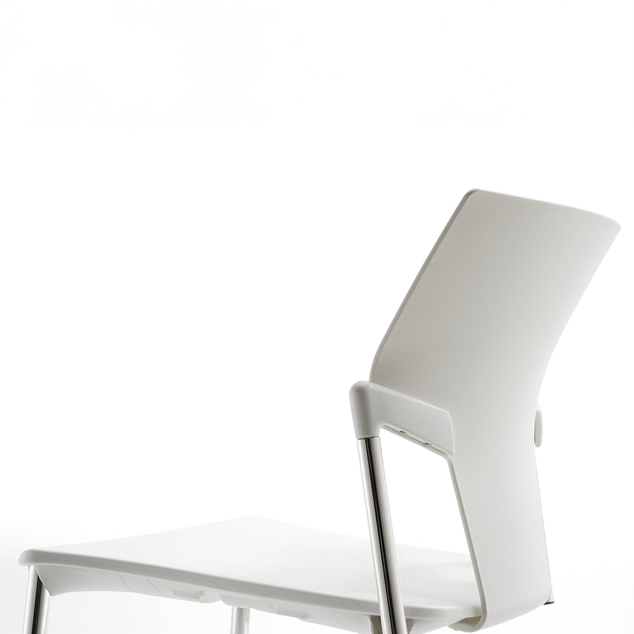 Ikon Swivel Chair with Upholstered Seat