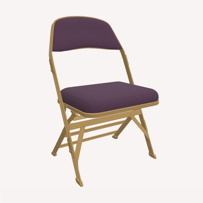 Sandler 4450B B-Shape Folding Chair with an Extra Wide Manual Tip-Up Seat