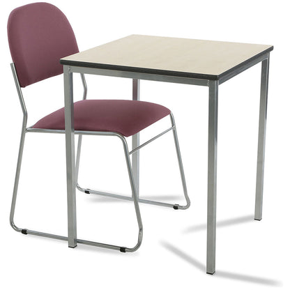 Elite Sled Base Stacking Upholstered Chair